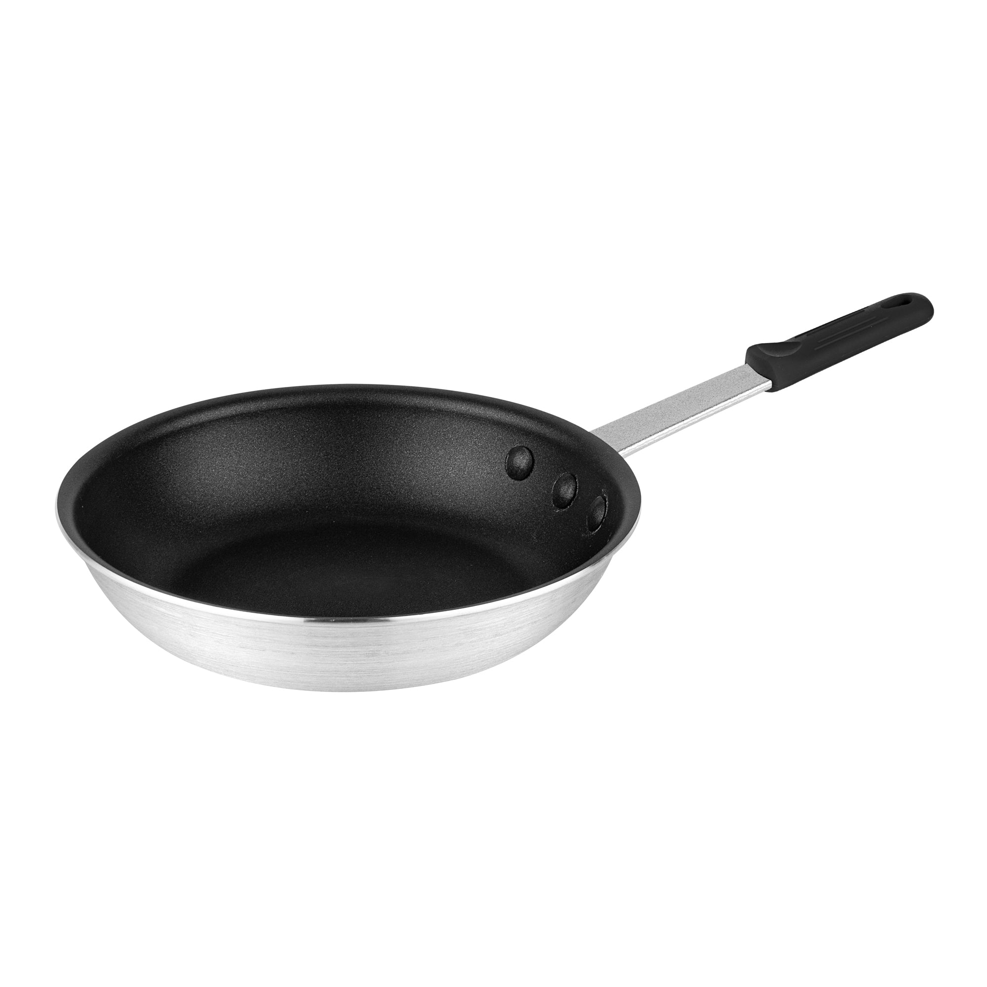 Met Lux 1 Aluminum 9" Non-Stick Fry Pan and 1 Black Silicone Pan Handle Sleeve