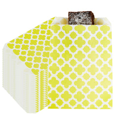 Rectangle Yellow Paper Bag - Asian Monogram - 7