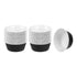 Panificio 5 oz Round Black Paper Large Baking Cup - Pleated - 3 3/4" x 3 3/4" x 1 1/2" - 200 count box