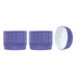 Panificio 4 oz Round Purple Paper Baking Cup - Ridged - 3 1/2" x 3 1/2" x 1" - 200 count box