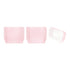 Panificio 5 oz Elliptical Pink Paper Large Baking Cup - Ridged - 4 1/2" x 2 1/2" x 1 1/4" - 200 count box