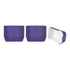 Panificio 5 oz Elliptical Purple Paper Large Baking Cup - Ridged - 4 1/2" x 2 1/2" x 1 1/4" - 200 count box