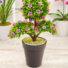 Fiore Purple Plastic Mini Crape Myrtle in Plastic Pot - 7 1/2