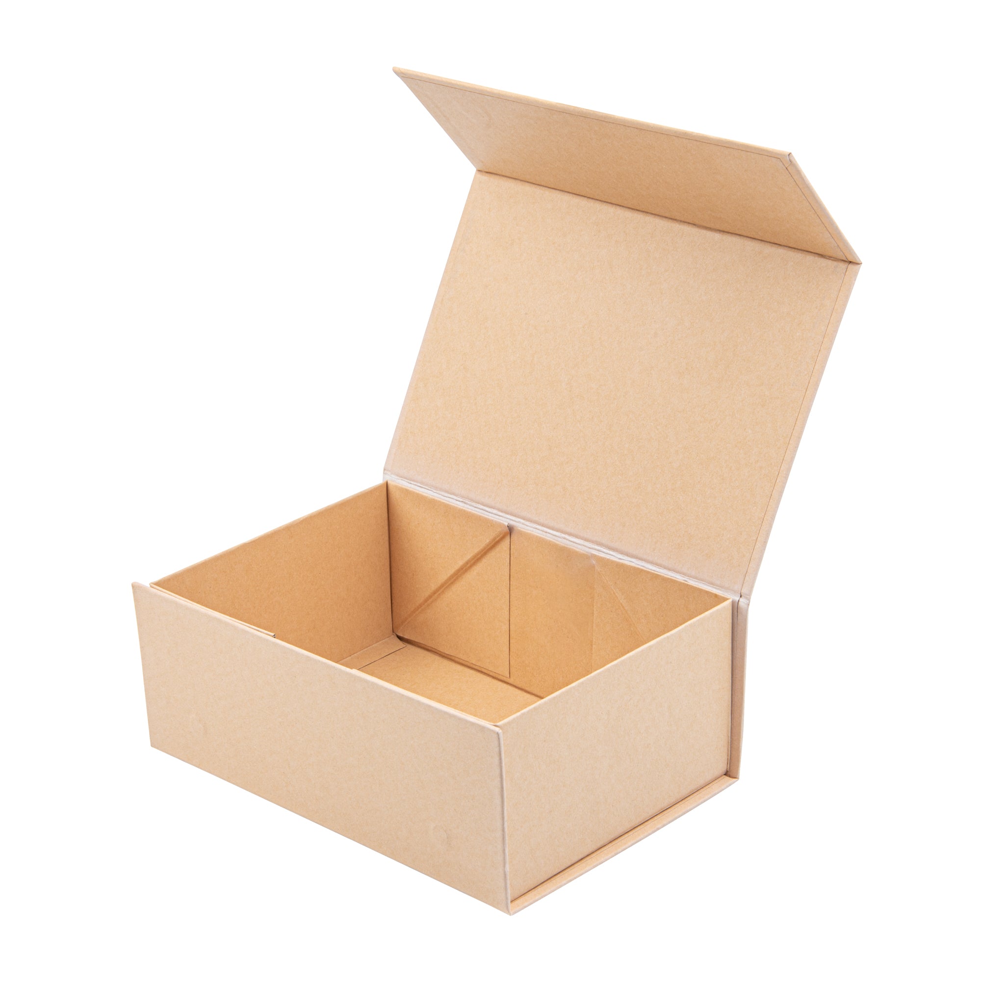 Rectangle Kraft Paper Medium Tic Tac Box - Magnetic - 9" x 6" x 3 1/2" - 10 count box