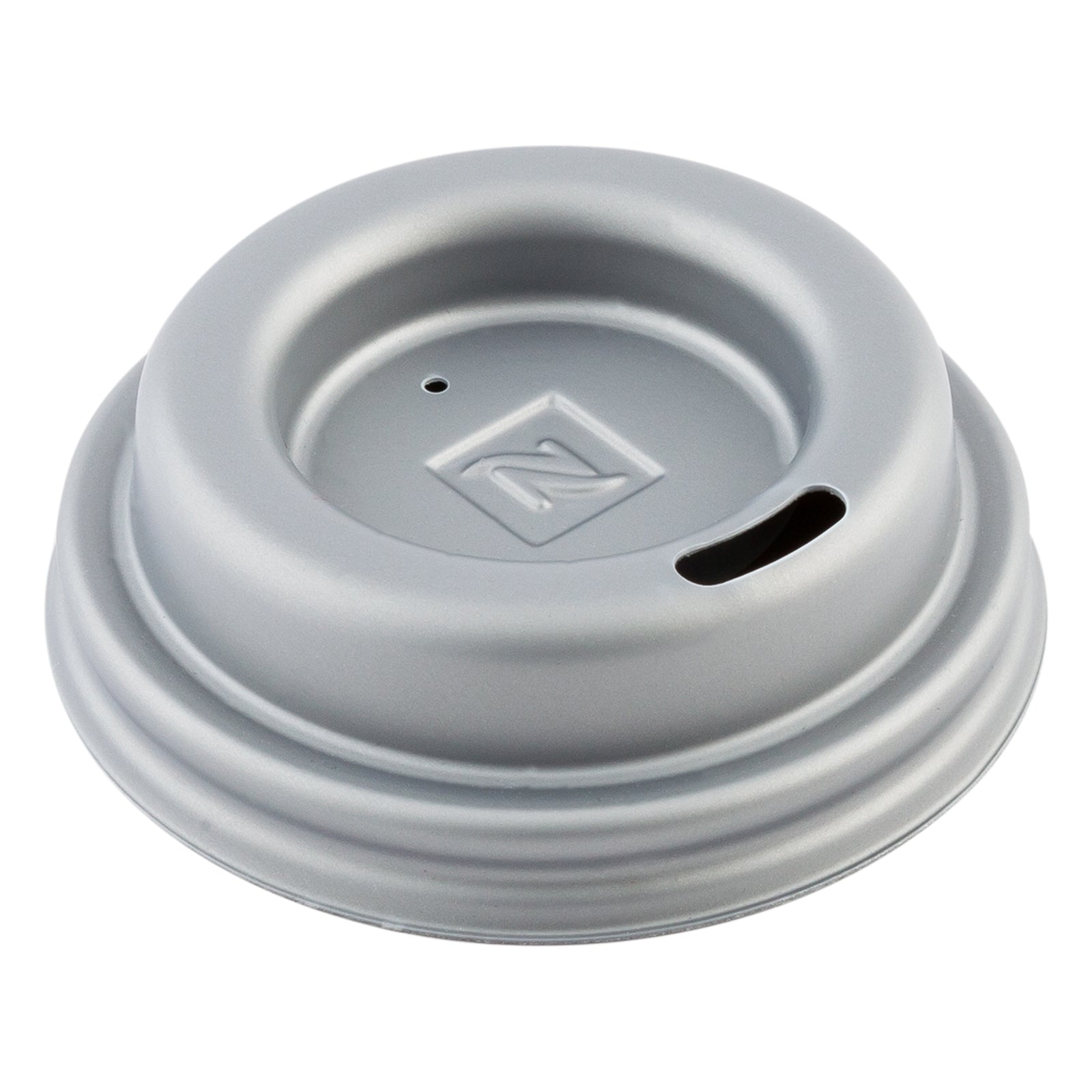 Restpresso Pewter Gray Plastic Coffee Cup Lid - Fits 4 oz - 500 count box