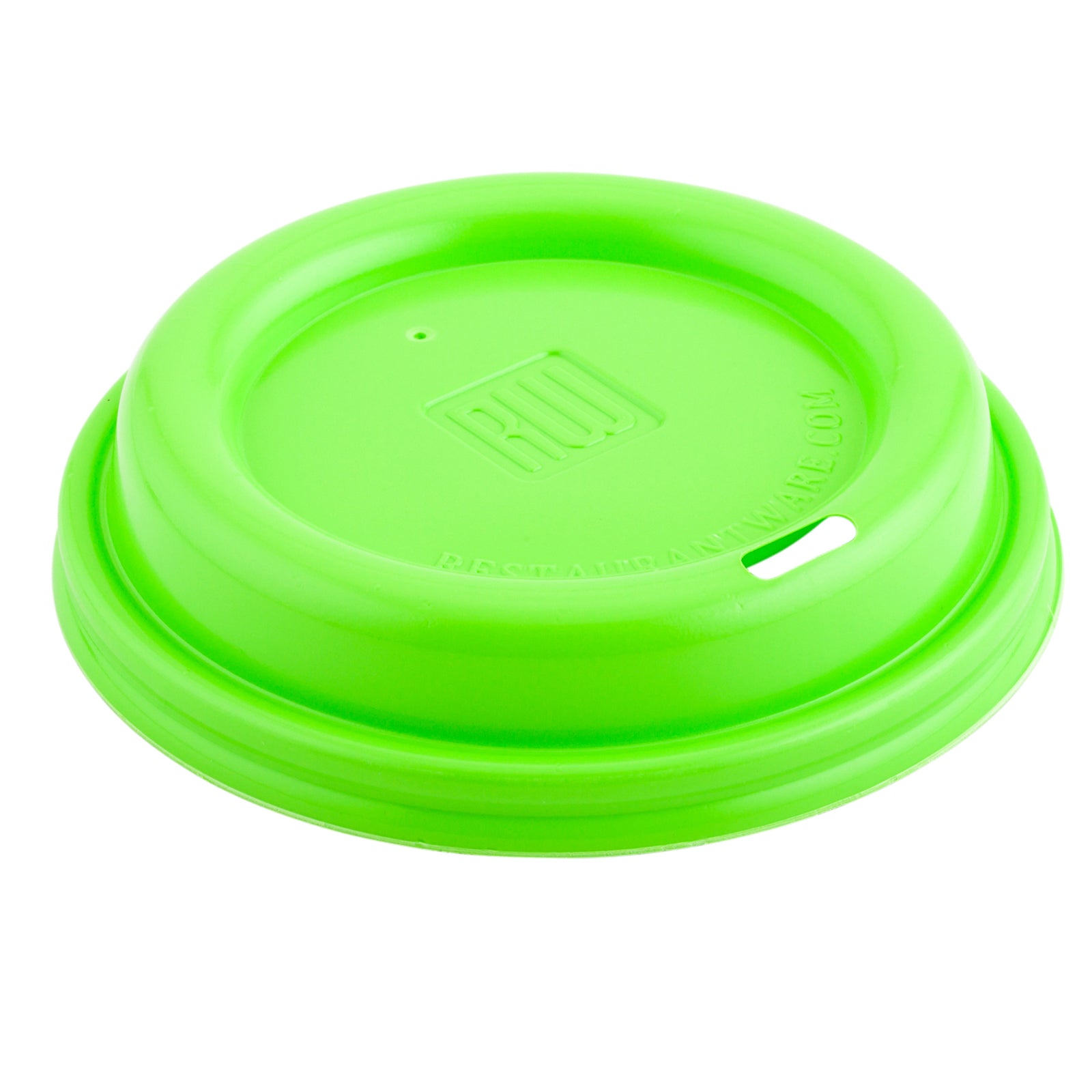 Restpresso Lime Green Plastic Coffee Cup Lid - Fits 8, 12, 16 and 20 oz - 500 count box