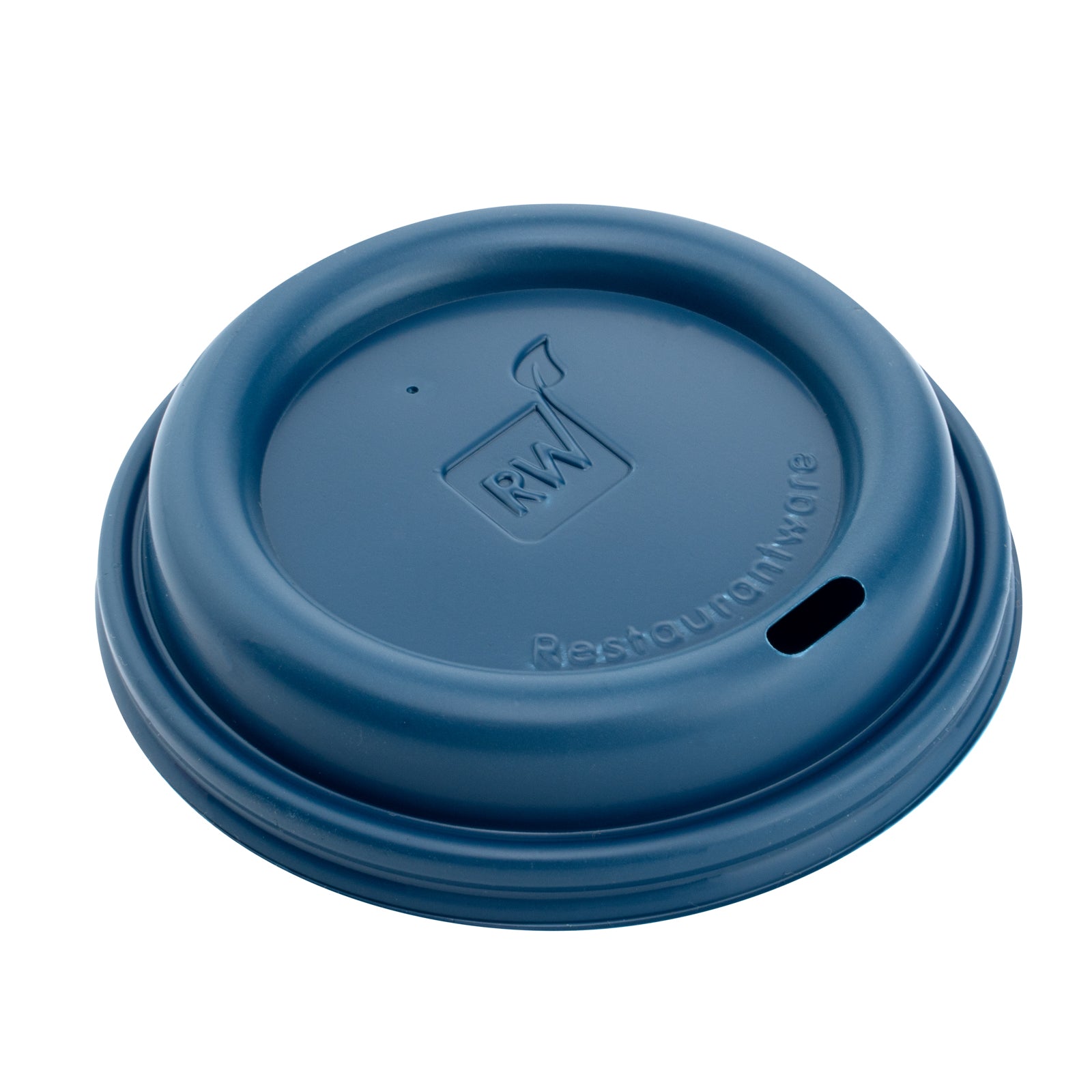 Restpresso Midnight Blue Plastic Coffee Cup Lid - Fits 8, 12, 16 and 20 oz - 500 count box