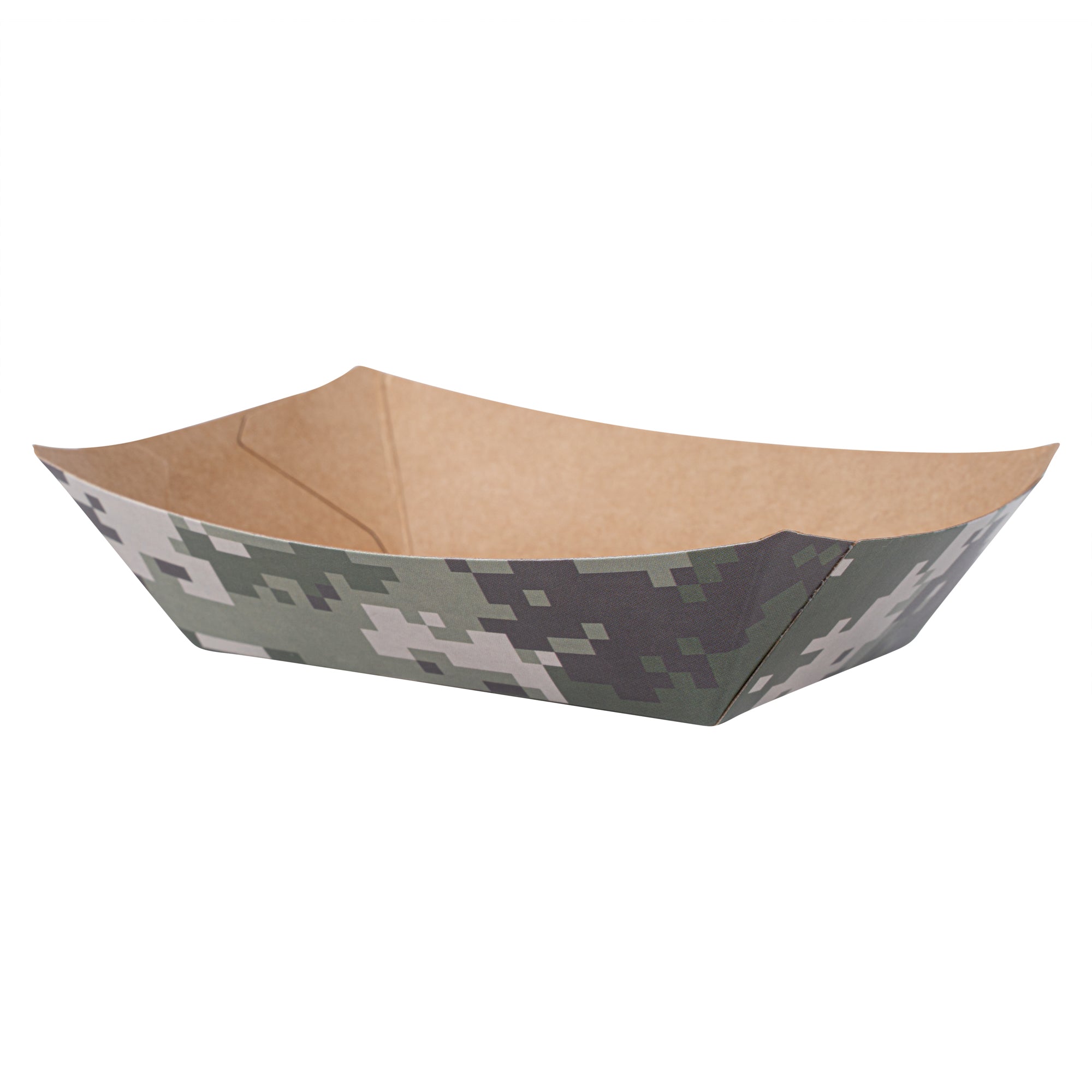 Bio Tek 4 oz Camouflage Paper #25 Boat - 3" x 2" x 1" - 400 count box