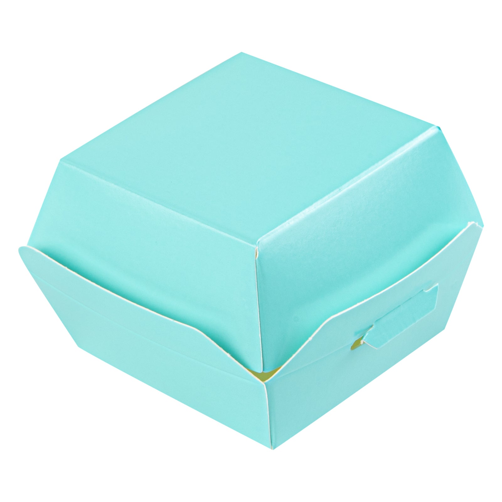 Turquoise Paper Slider Box - 2 1/2" x 2 1/2" x 2" - 100 count box