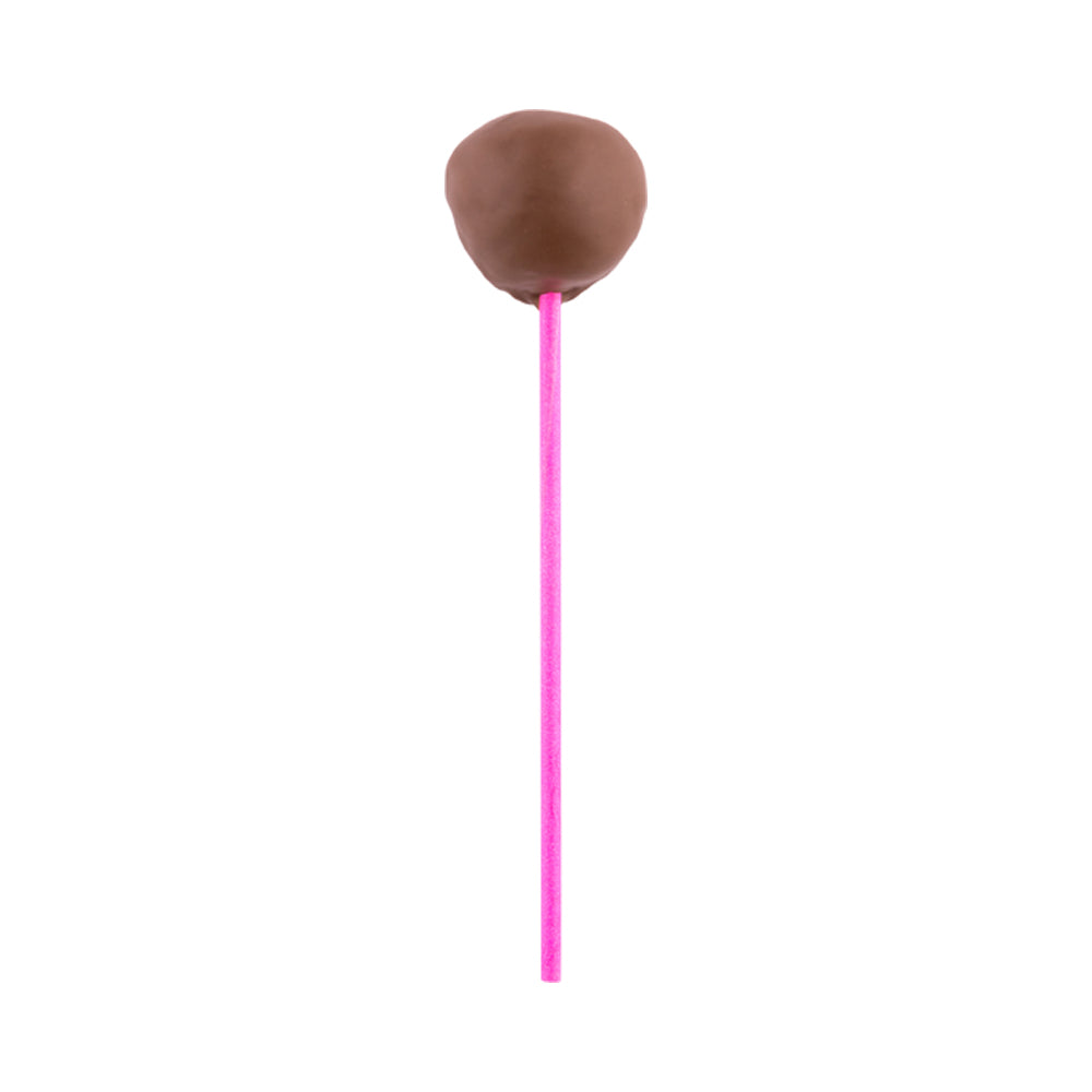 Pink Paper Cake Pop and Lollipop Stick - Biodegradable - 6" x 5/32" - 100 count box