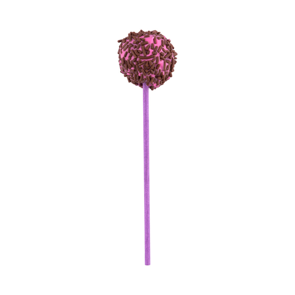 Purple Paper Cake Pop and Lollipop Stick - Biodegradable - 6" x 5/32" - 100 count box