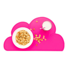 RW Kids Magenta Silicone Cloud Placemat - Non-Slip - 18 3/4