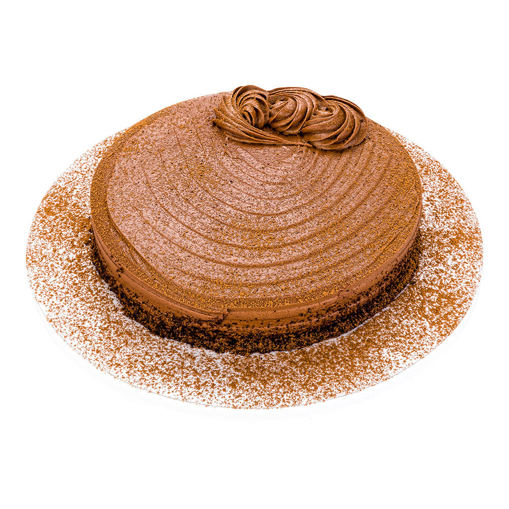 Pastry Tek Round White Cardboard Cake Drum Board - Covered Edge - 10" x 10" x 1/2" - 1 count box