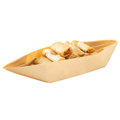 12 oz Kraft Paper Handmade Origami Boat - Greaseproof - 13 1/2