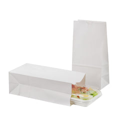 Bag Tek White Paper Bag - 8 lb - 6