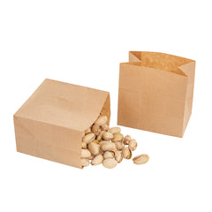 Bag Tek Kraft Paper Small Snack Bag - 4