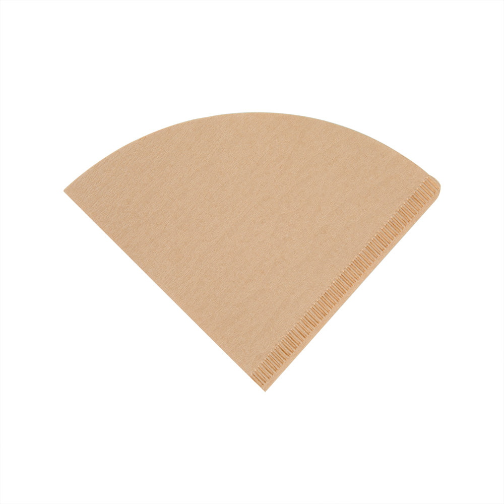 Restpresso Unbleached Paper Cone Coffee Filter - 5 1/4" x 4" - 100 count box