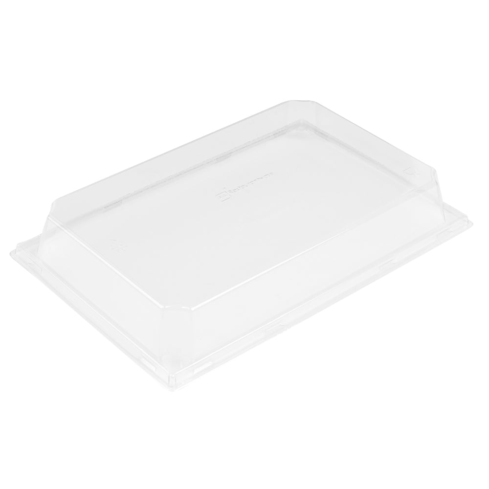 Matsuri Vision Clear Plastic Lid - Fits Large Sushi Tray - 100 count box