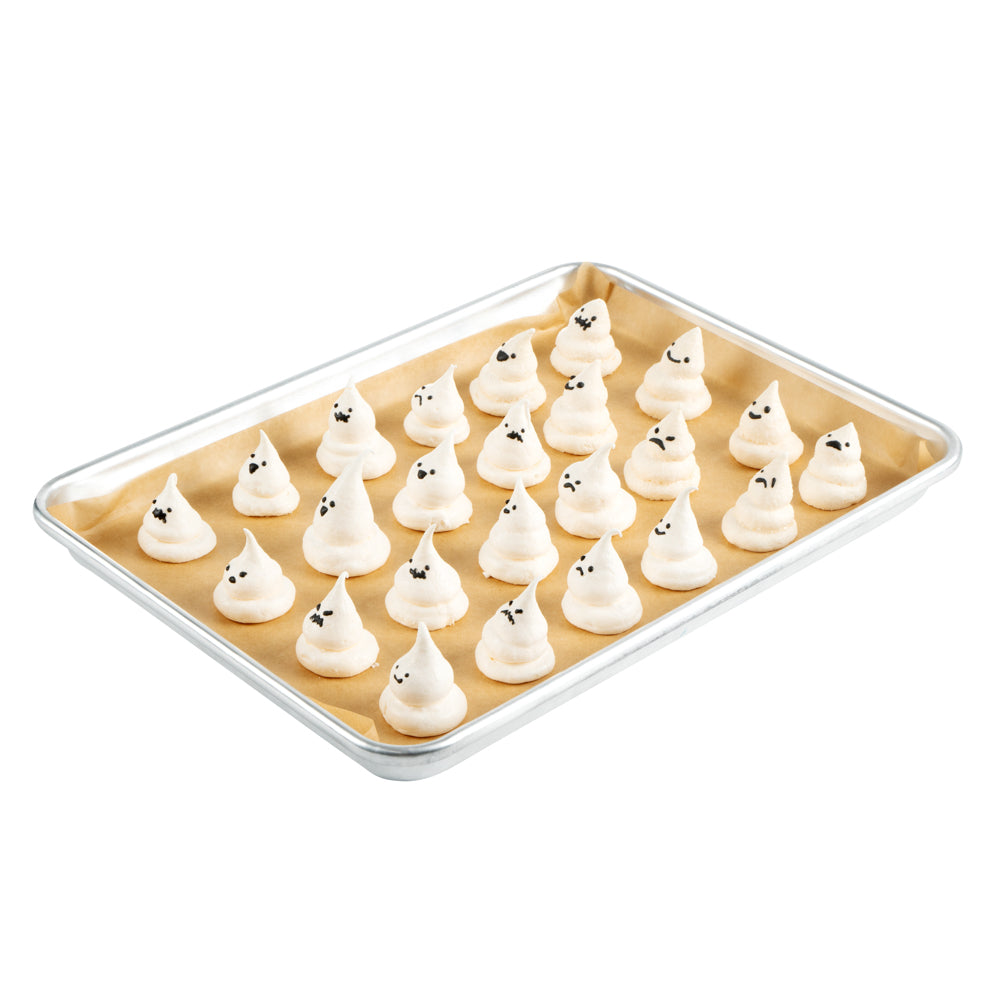 Pastry Tek Unbleached Parchment Paper Quarter Size Sheet Pan Liner - Silicone Coated - 9" x 13" - 1000 count box