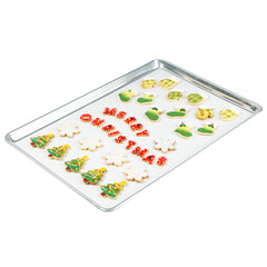 Pastry Tek White Parchment Paper Full Size Sheet Pan Liner - Silicone Coated, Compostable - 16