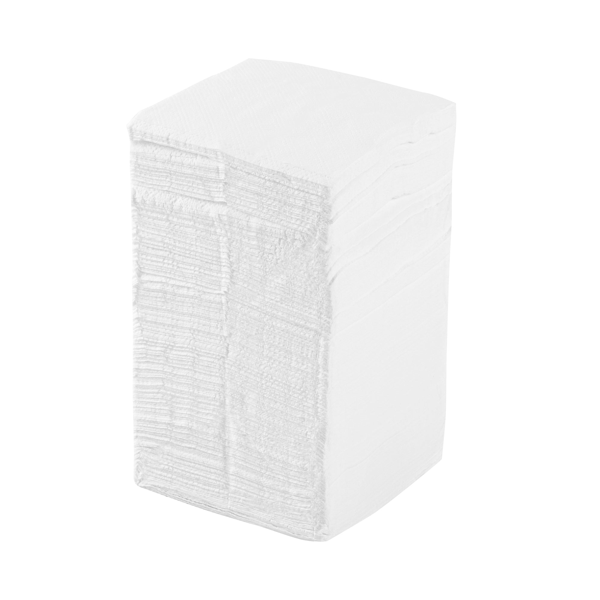 Saving Nature Square White Paper Cocktail Napkin - 1-Ply - 9" x 9" - 4000 count box