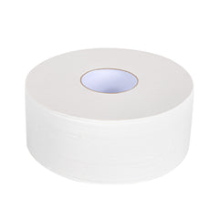 Clean Tek Professional White Toilet Paper Roll - 3-Ply - 655' x 3 3/4