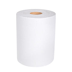 Clean Tek Professional White Paper Towel Roll - 1-Ply - 600' x 8