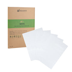 RW Base No PFAS Added White Paper Food Wrap and Basket Liner - Greaseproof, Compostable - 15