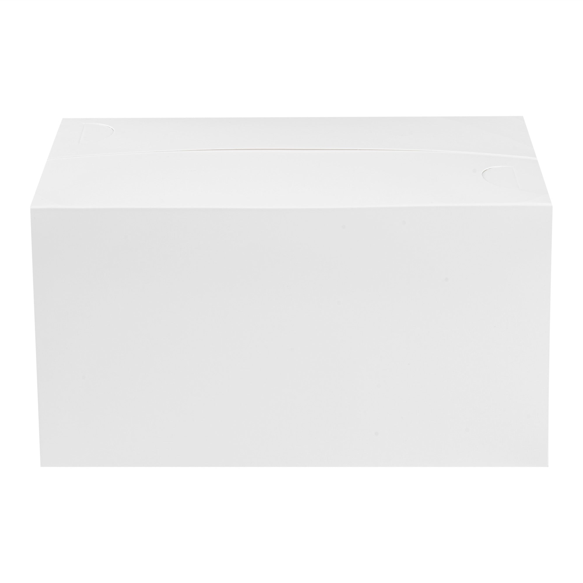 Bio Tek 80 oz White Paper Lunch / Chicken Box - with Fast Top - 9" x 5" x 5" - 400 count box