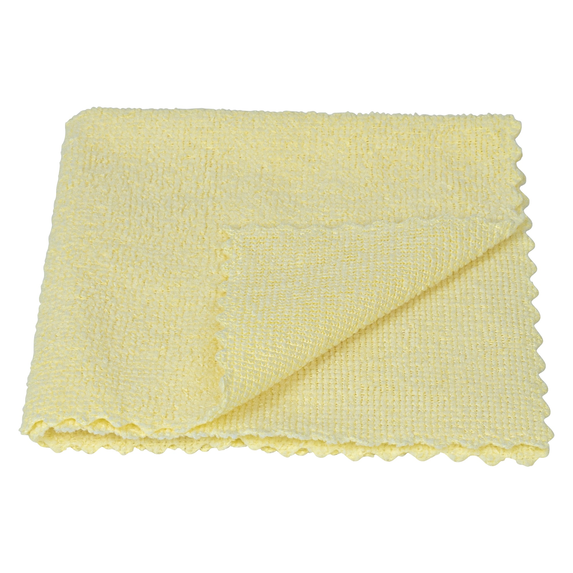 Clean Tek Professional Yellow Microfiber Rags In A Box - 11 3/4" x 11 3/4" - 250 count box