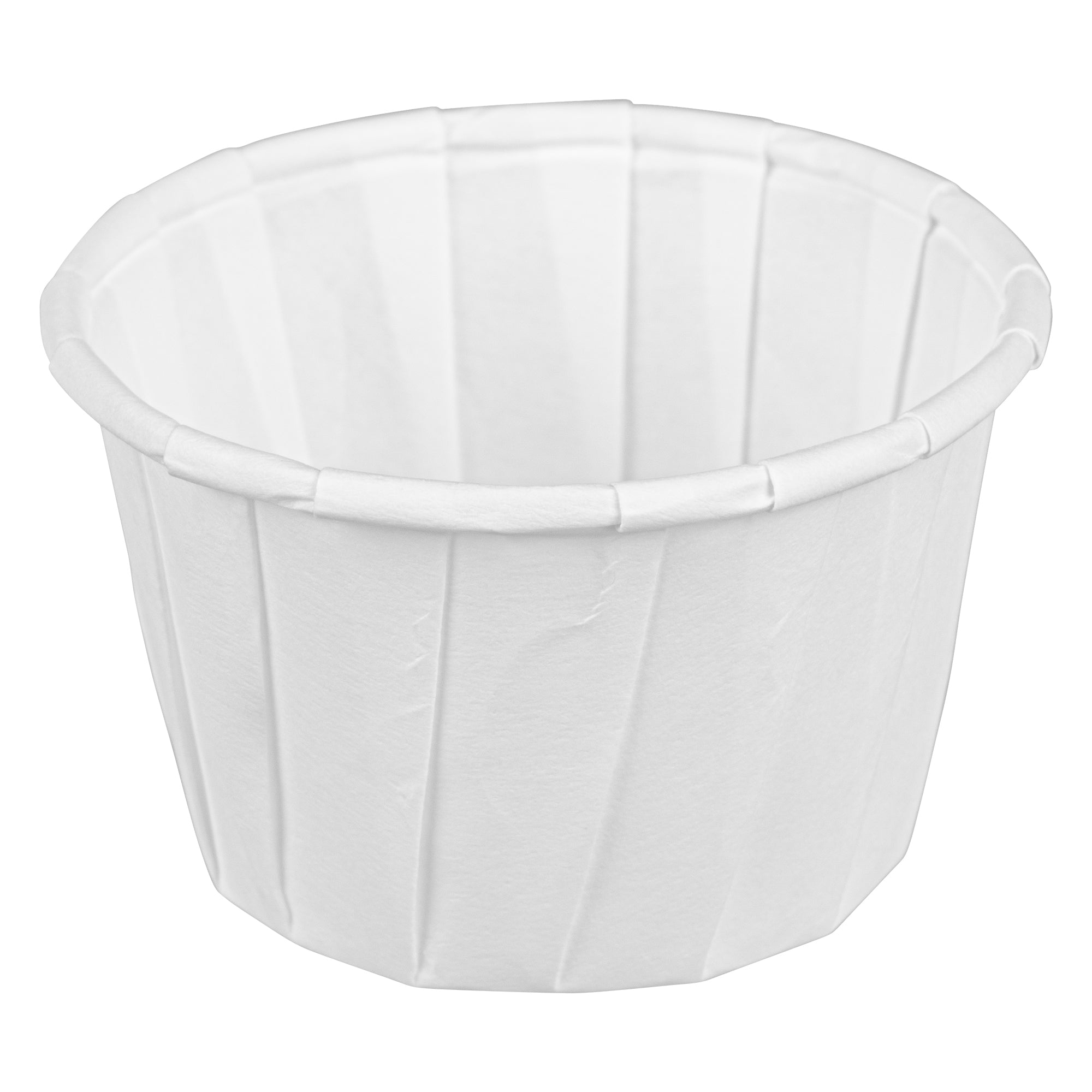 Sustain 1.5 oz White Paper Portion Cup - Compostable - 2000 count box