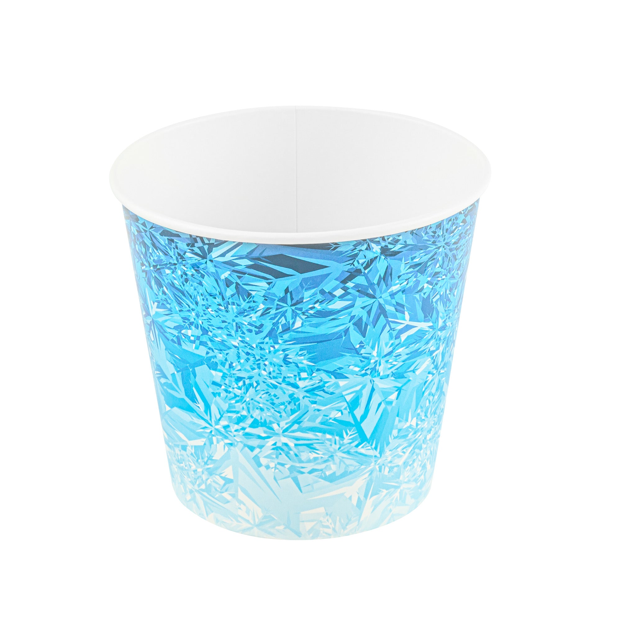 Cater Tek 10 lb Blue Disposable Paper Ice Bucket - 8 3/4" x 8 3/4" x 8 1/4" - 100 count box