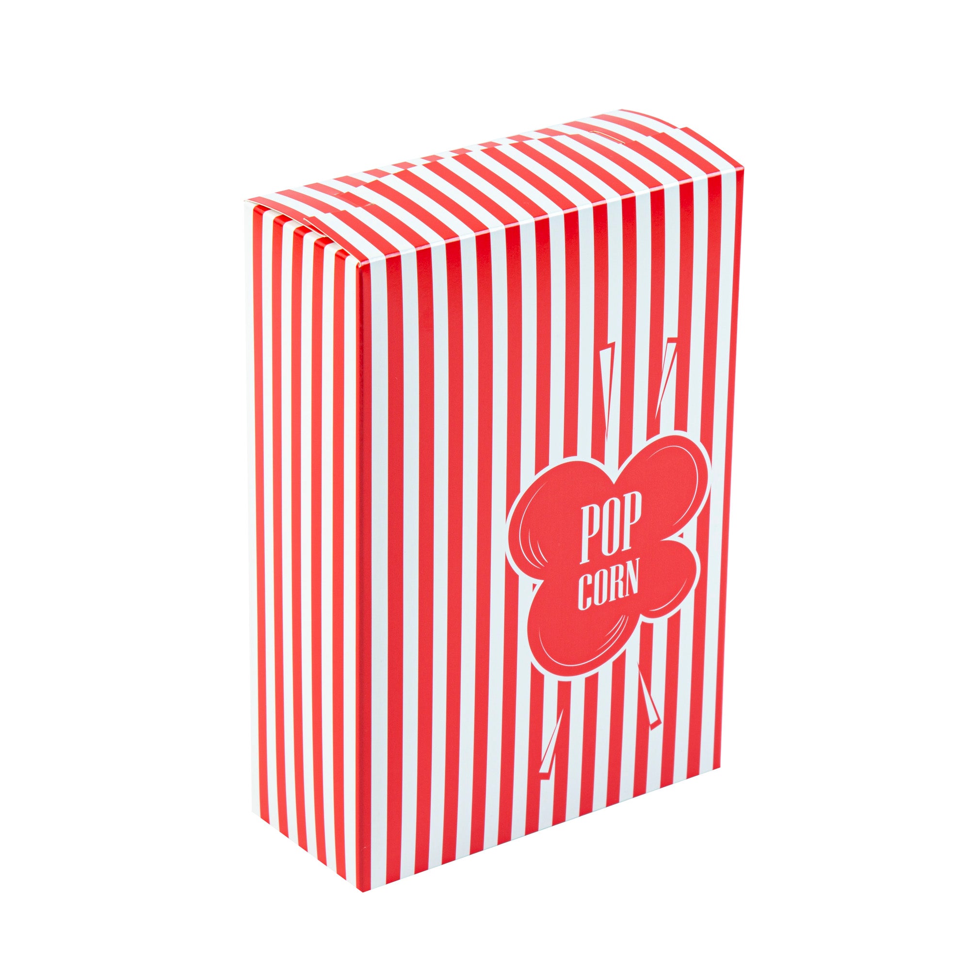 Bio Tek 2.3 oz Red Paper Popcorn Box - 5 3/4" x 2 1/2" x 8 1/2" - 400 count box