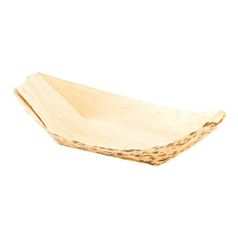 Natural Bamboo Medium Boat - 7 1/4" x 3 1/2" x 1 3/4" - 200 count box