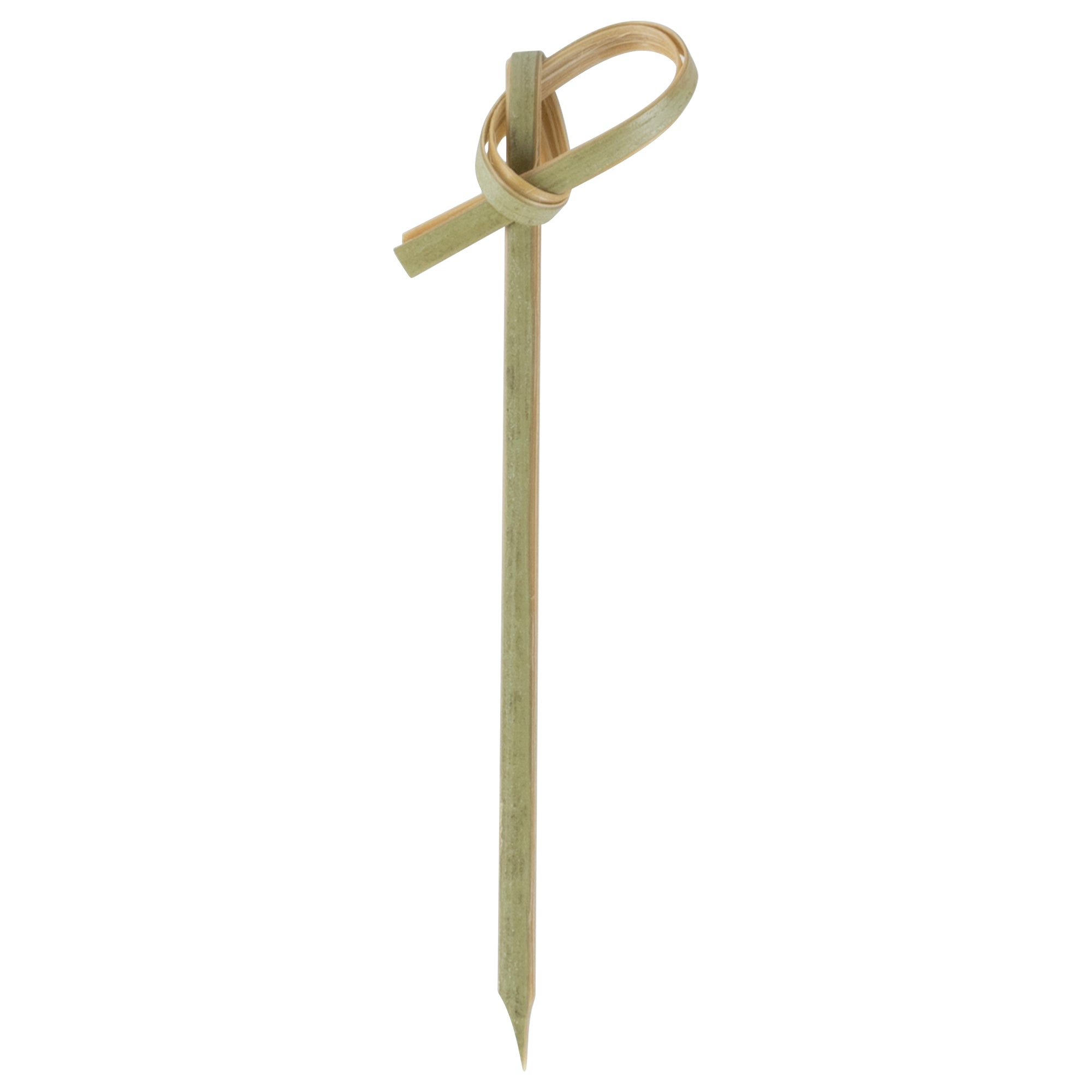 Munchkin Natural Bamboo Knotted Skewer - 2 1/2" x 1/2" x 1/2" - 1000 count box