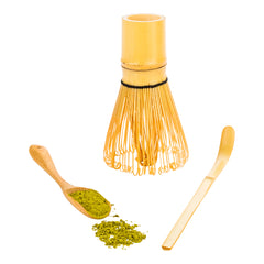 Dojo Natural Bamboo Matcha Tea Set - 3-Piece - 2 3/4