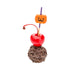 Orange Bamboo Jack-o-Lantern Skewer - 4" x 3/4" - 1000 count box