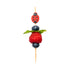 Red Bamboo Ladybug Skewer - 4" x 3/4" - 1000 count box