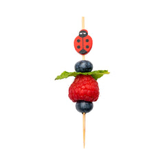 Red Bamboo Ladybug Skewer - 4