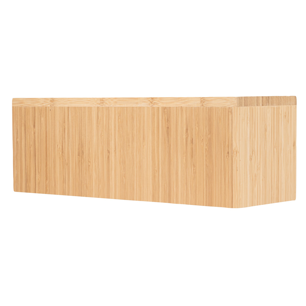 Rectangle Natural Bamboo Medium Riser - 20 1/2" x 7" x 7" - 1 count box