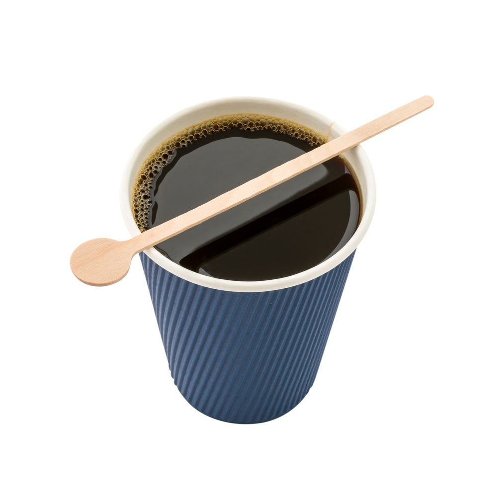 Natural Wood Coffee Stirrer - 6" - 1000 count box