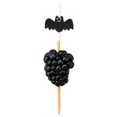 Black Bamboo Happy Bat Skewer - 3 1/2