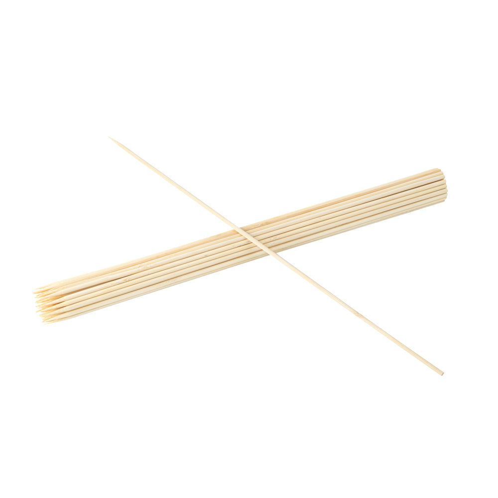 Robata Sturdy Natural Bamboo Grilling Skewer - Heavy Duty - 16" - 1000 count box