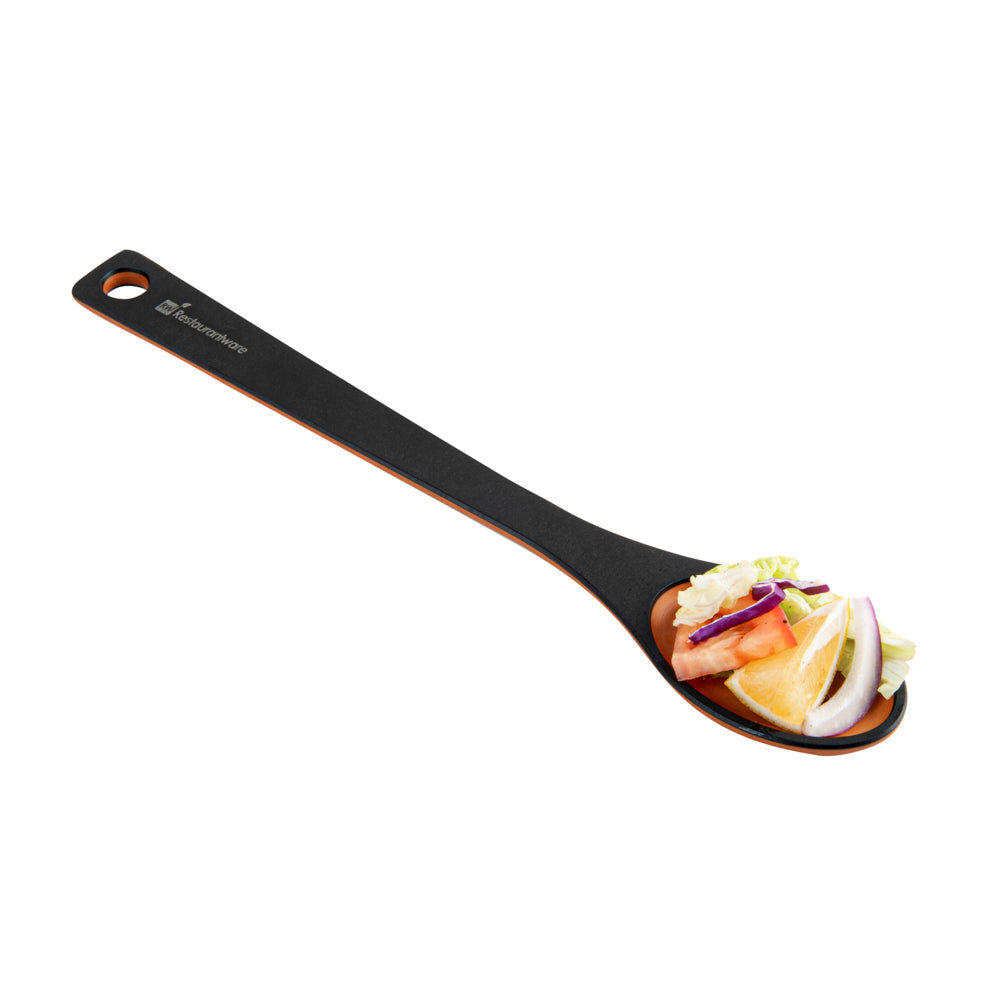 Nature Tek Black Wood Slotted Spoon - 13" - 1 count box