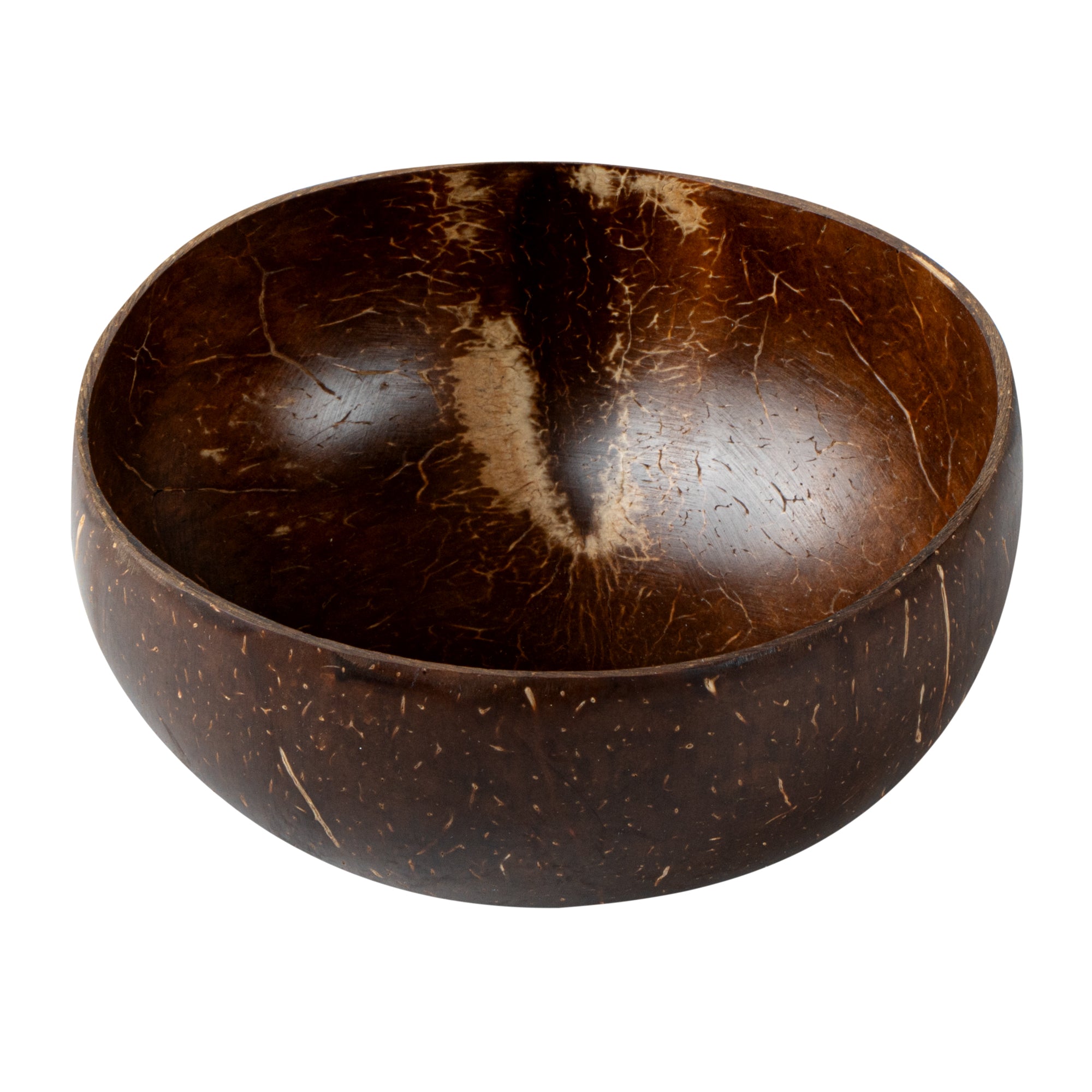 Coco Casa 16 oz Handmade Coconut Bowl - Polished - 10 count box