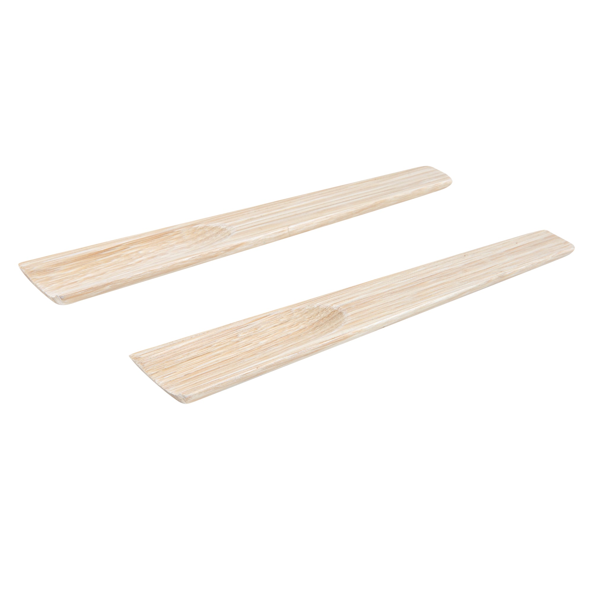 Bambuddha Natural Spun Bamboo 2-Piece Salad Server Set - 9 3/4" - 10 count box