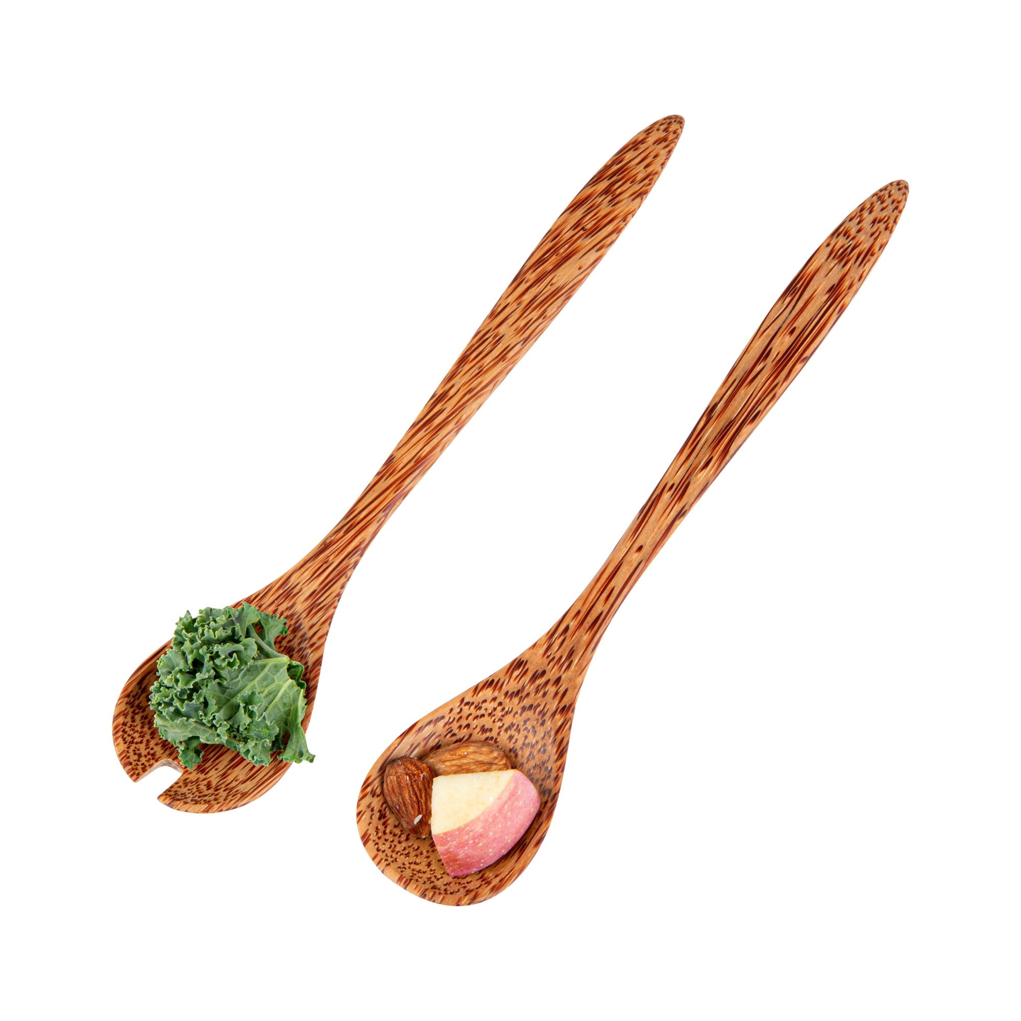 Coco Casa Natural Handmade Coconut Serving Utensil Set - 9 1/2" x 1 3/4" - 20 count box