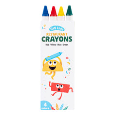 RW Kids Assorted Restaurant Crayons - 4 Pack, in Print Box - 1000 count box