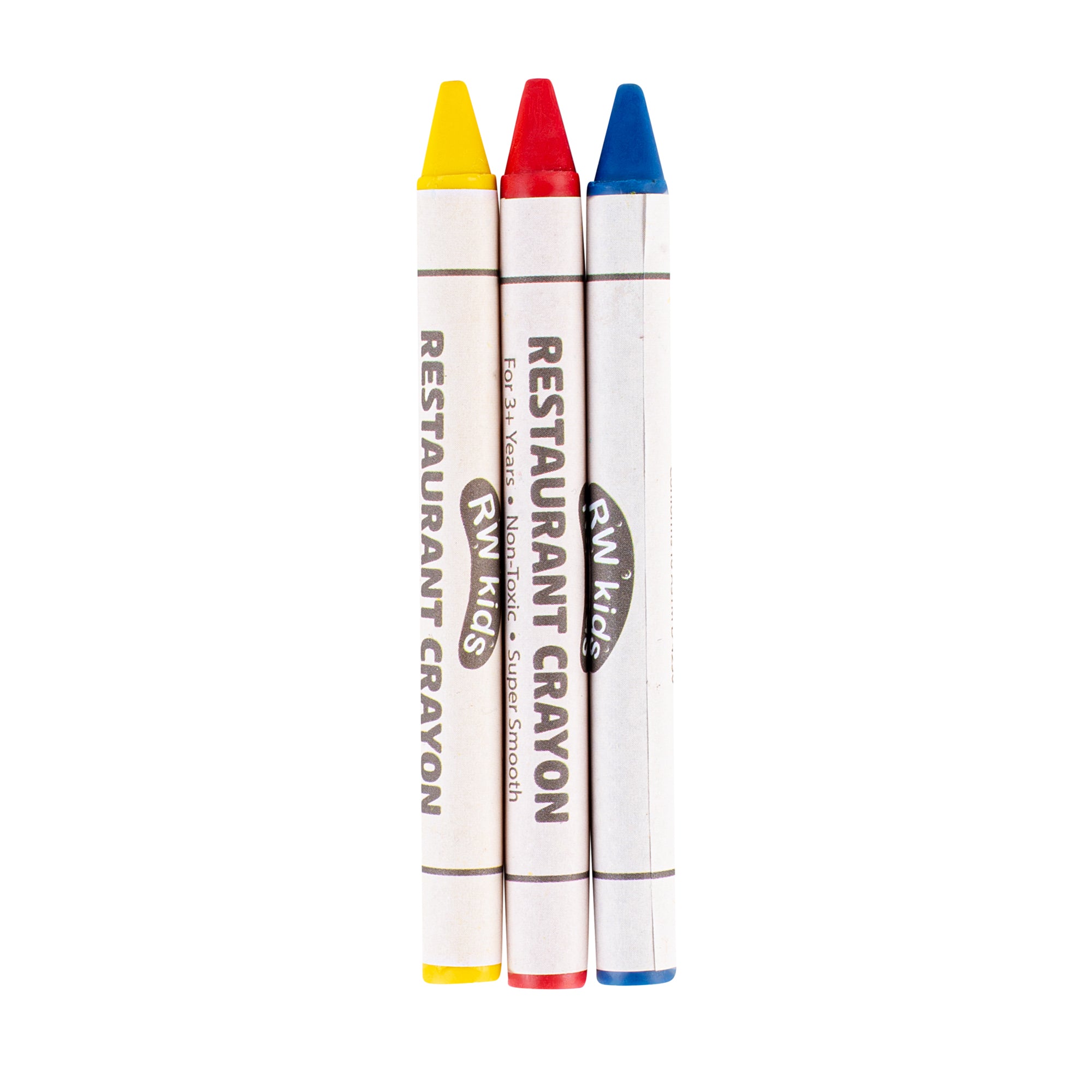 RW Kids Assorted Restaurant Crayons - 3 Pack, in Print Box - 1000 count box