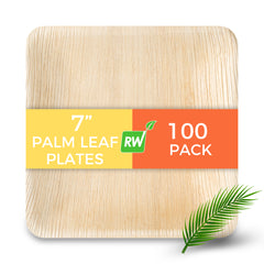 Indo Square Natural Palm Leaf Plate - 7